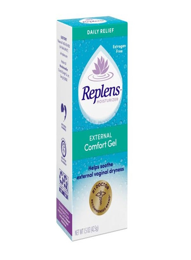 Replens Daily Relief External Comfort Gel, Soothes External Vaginal Dryness, Estrogen-Free, 1.5 oz (Pack of 4) - Image 3